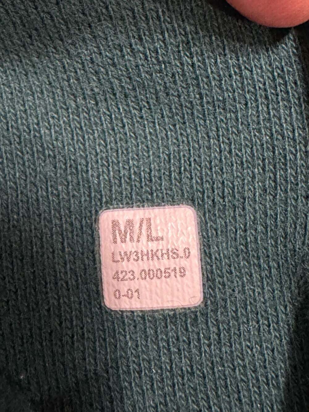 Lululemon Scuba Oversized Funnel Neck Half Zip Pullover Storm Teal M/L - Picture 10 of 12